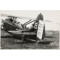 [Avion de reconnaissance Potez 390 A2 au parc d'aviation de Valdahon].