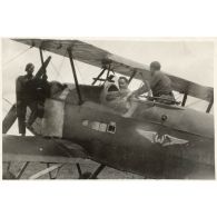 [Valdahon, avion d'entrainnement Biplan, 1934].