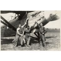 René Chavaux à droite. [légende d'origine]