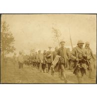 Après l'attaque d'Ablaincourt (Somme). [légende d'origine]