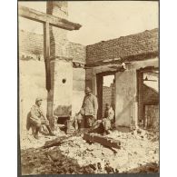 Les ruines d'Eppeville. [légende d'origine]