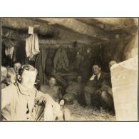 Casemate de la 1ere section (Champagne). [légende d'origine]