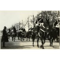 La garde montée (force auxiliaire). [légende d'origine]<br>