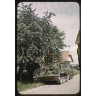 1955, Reutlingen, exercices sur route. [légende d'origine]