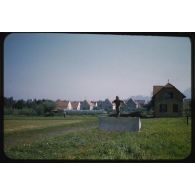 1955, Reutlingen, au Quartier 0019. [légende d'origine]