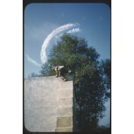 1955, Reutlingen, au Quartier 0019. [légende d'origine]