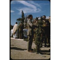 Mese de la Saint Georges : la chorale. [légende d'origine]<br>