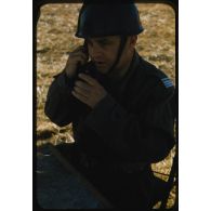 Le commandant Réverand à Guertoufa II. [légende d'origine]<br>