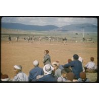 Journée de la Saint-Georges 1958, match de football, le 3/12e RD contre le 4/5e GCP