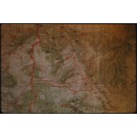 [Carte représentant le quartier de Dominique-Luciani (Takhemaret) ou est installé le 3/12 RD].