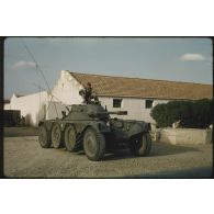 [Un EBR Panhard du 2e RSA dans le secteur de Relizane, septembre 1957].