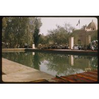 Max Lejeune, Ouargla, 14 juillet 1958, Légion d'honneur, monsieur et madame Even. [légende d'origine]