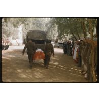 [Obsèques de militaire à Ouargla].