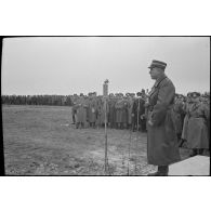 Portrait de Fritz Todt lors d'un discours.