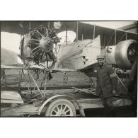 [Caudron bi-moteur du sergent Drouet].