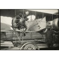 [Caudron bi-moteur du sergent Drouet].