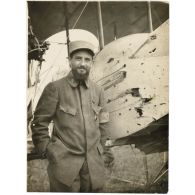 [Caudron bi-moteur du sergent Drouet].