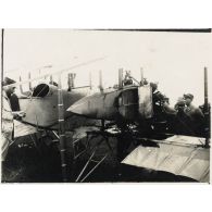 [Caudron bi-moteur du sergent Drouet].