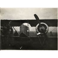 [Caudron bi-moteur du sergent Drouet].