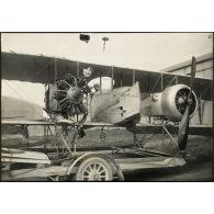 [Caudron bi-moteur du sergent Drouet].