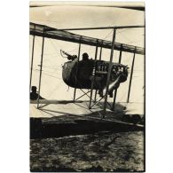 Nouveau Maurice Farman F.40 - type 1916 - 130 chevaux - 12 cylindres, carlingue ovoïde. [légende d'origine]