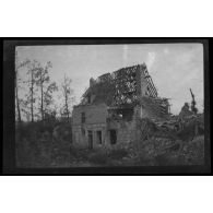 25-8-15. Ablain. Le château, vue Nord. [légende d'origine]