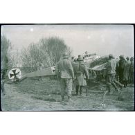 Fokker 196/16. Cormelois. 10-4-16. [légende d'origine]