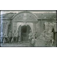 Souville. La tourelle de 155. Teilleux. 3-16. [légende d'origine]