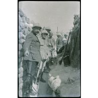 Tahure. Mai 1916. Devant P4 après le camouflet de P2 P3 P1. [légende d'origine]