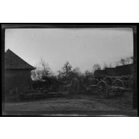 [Canons de 155 à Flers ?]