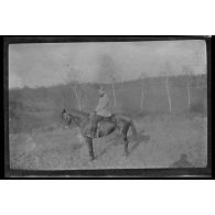 [Portrait d'un cavalier].