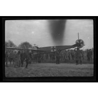 [10 avril 1916. Fokker 196-16 descendu dans les lignes françaises à Courmelois].