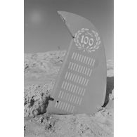 La dérive du chasseur Messerschmitt Bf-109 G-2 piloté par Hans-Joachim Marseille.