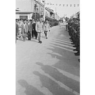 Batna. 9e RCP, régiment auquel le bataillon de transmissions apportait son soutien. [légende d'origine]