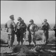 Un groupe de militaires français.