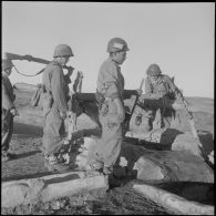 Un groupe de militaires français.