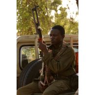 Soldat centrafricain à Birao.
