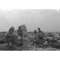 Les positions italo-allemandes dans le secteur d'Halfaya.