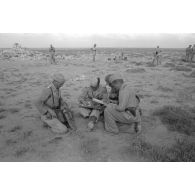 Les positions italo-allemandes dans le secteur d'Halfaya.