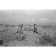 Les positions italo-allemandes dans le secteur d'Halfaya.