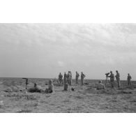 Les positions italo-allemandes dans le secteur d'Halfaya.