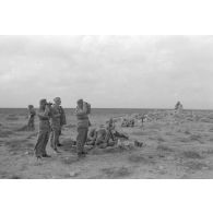 Les positions italo-allemandes dans le secteur d'Halfaya.