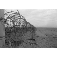 Passage d'un poste contrôle (check-point) italien.