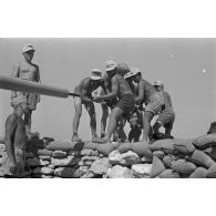 Une pièce de 8,8 cm FlaK de la 2e batterie du FlaK I./33.