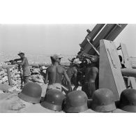 Une pièce de 8,8 cm FlaK de la 2e batterie du FlaK I./33.
