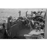 Une pièce de 8,8 cm FlaK de la 2e batterie du FlaK I./33.