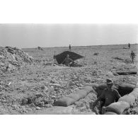 Abris pour les servants d'une pièce de 8,8 cm FlaK de la 2e batterie du FlaK I./33.