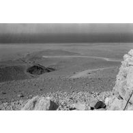 Les routes qui descendent des hauteurs de Halfayapass.