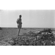 Sur les hauteurs de Halfayapass, le poste de commandement et d'observation.