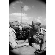 Portrait du radio-mitrailleur à bord du Messerschmitt Bf-110 de l'adjudant-chef (Oberfeldwebel) Richard Heller du Zerstörergeschwader 26 Horst Wessel (ZG.26).